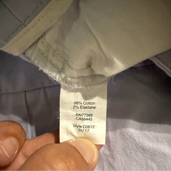 J Crew Stretch Pale Blue Frankie Bermuda Chino Shorts - Picture 4 of 4